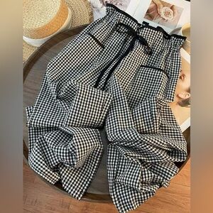 Black & White Gingham Pants NEW sz small